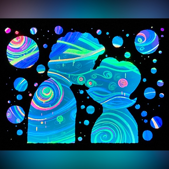 “Cosmic Connection” LED Shadowbox - Picture 4 of 9